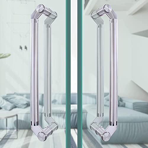 Conjunto de maçanetas de porta de aço inoxidável, puxador longo para porta de celeiro deslizante com