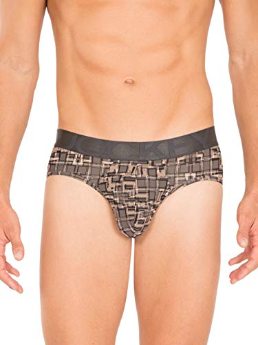 Image of Jockey IC29 Men Tactel Microfiber Elastane Stretch Printed Brief with Moisture Move Properties (Prints May Vary)