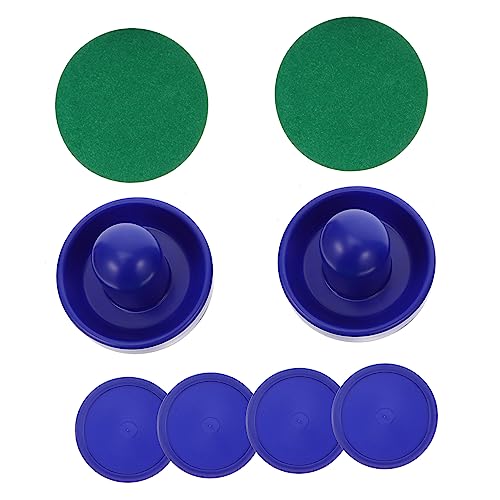 POPETPOP 1set Air Hockey Paddles Pucks Game Table Accessories for Competitive Play Ergonomic Design for Comfort Replacement for Hockey Tables