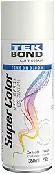 Tinta Spray Branco Fosco Aerossol TekBond Uso Geral 350ml/250g