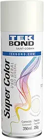 Tinta Spray Branco Fosco Aerossol TekBond Uso Geral 350ml/250g