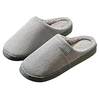 Generisch Damen Hausschuhe mit Rückstellschaum Rutschfest Warme Hausschuhen Memory Foam Plüsch Pantoffeln Frauen Bequeme Slippers Unisex Hauspantoffeln