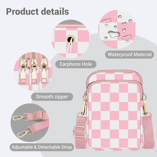Image of YINHEXI Small Crossbody Bags for Women, Mini Cell Phone Wallet Purse, Shoulder Bag for Women and Men