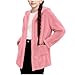 Girls Fuzzy Fleece Cardigan Warm Long Sleeve Hooded Jackets Winter Casual Lightweight Loose Sweater Coat with Pockets