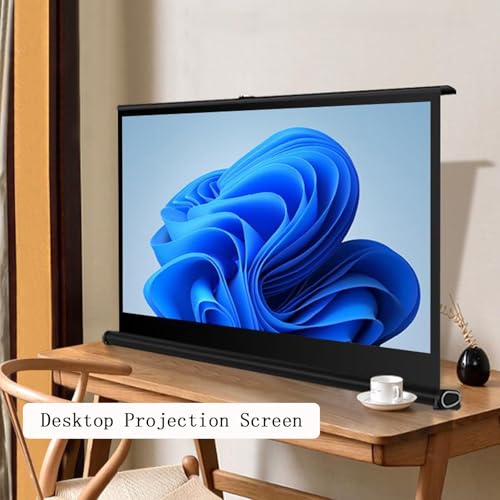 Pantalla de Proyector Portátil para Mesa 30 pulgadas 16:9 miniatura 2