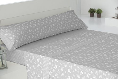 Todomueble Nurburg Juego Sábanas, Gris, 200 Cover