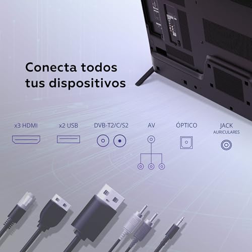 TD Systems - Smart TV 43 Pulgadas 4K Android 14, Control por Voz, televisión TDT 2025. Televisor con 3 años de Garantia - PRIME43C21GLE - imagen 7