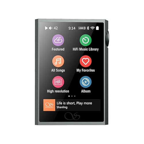 SHANLING M1 Plus M1Plus Protable Music Player MP3 𑜓xXX ES9069Q DAC fA SGM8262 Av PCM768 DSD512 Bluetooth 5.2 LDAC WiFi DL