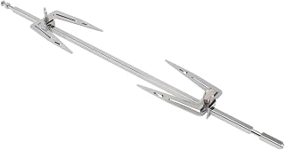 Alipis Stainless Steel Rotisserie Forks for Air Fryer and Grill Roast Chicken Meat Forks for Uniform Heating Easy to Clean Kitchen Bbq Tool in Black