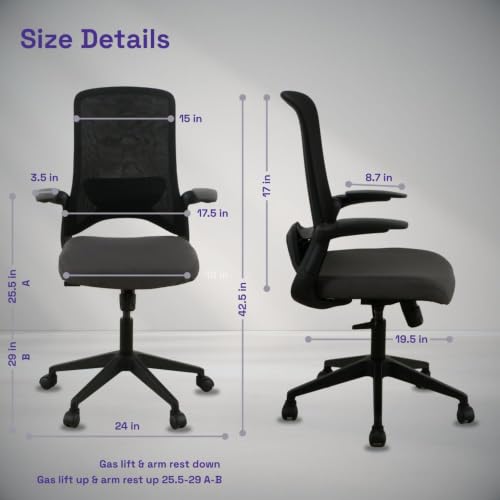 Wakefit Store Wakefit Maven Ergonomic Office Chair Black - Image 3