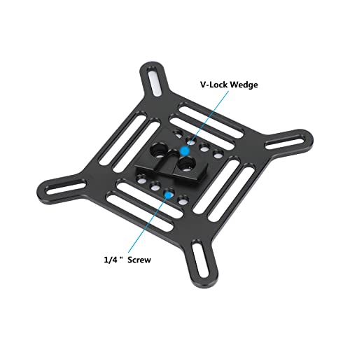 Plaque Vesa CAMVATE support de moniteur cale V-Lock accessoire de montage vidéo - 5