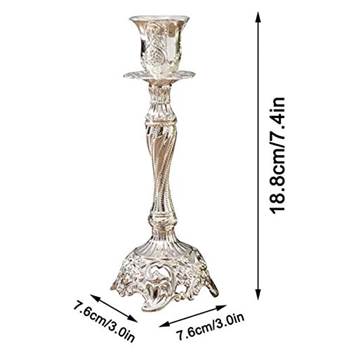 Castiçais de Metal Castiçais Castiçais Decorativos para Pilares, Casamentos, Aniversários, Presentes