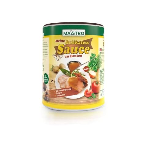 Vegane Bratensauce 207g/4,5Liter Basis Soße. Vegan und schnell zubereitet. MAISTRO DELi 207g Cover