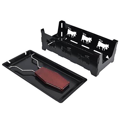 Cheese Raclette Grill Mini Con Mango Negro - Utensilios Para Hornear Rectangulares Fundidor De Queso Y Herramienta Para Hornear