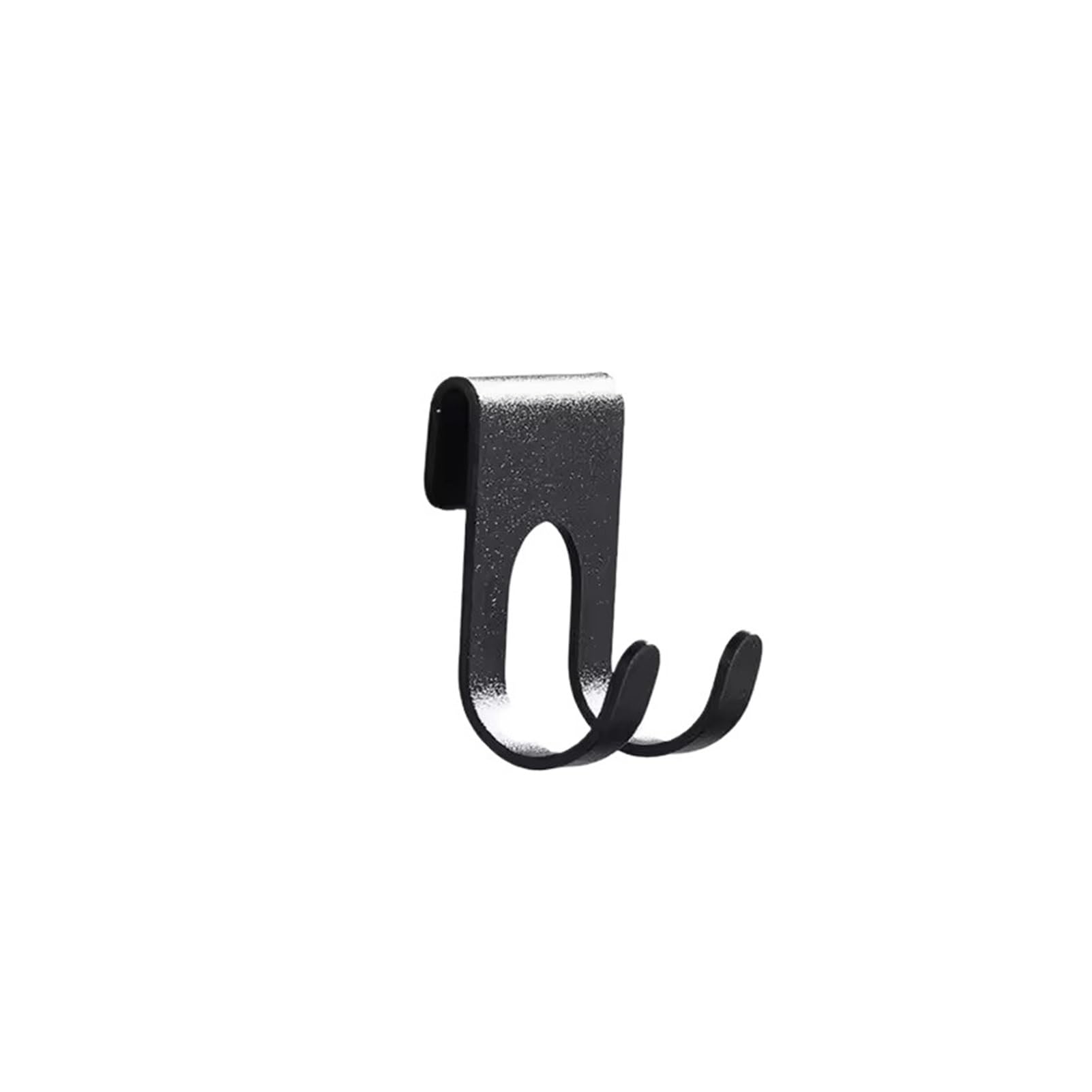 Pexlor 1Pcs-Black Space Aluminum Shower Hook For Frameless Glass Door, Bath Towel Wall Hanger(1Pcs-Black)