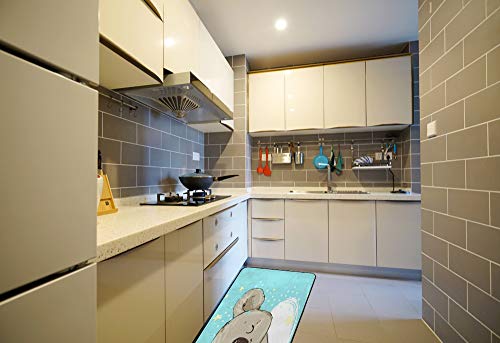 Tapis de cuisine confortable antidérapant lavable 39x20 cm - 4