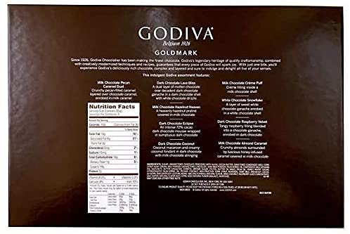 Godiva Chocolatier 1-4 Godivas Belgium Goldmark Assorted Chocolate 10.9 Oz thumb #6