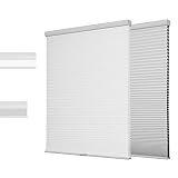 BERISSA Light Filtering Cordless Cellular Shades 1.5 inches Color Match Cellular Blinds Sturdy Singl