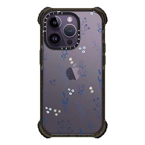 Coque iPhone 14 Pro Casetify Ultra Impact Finition Noir Brillant