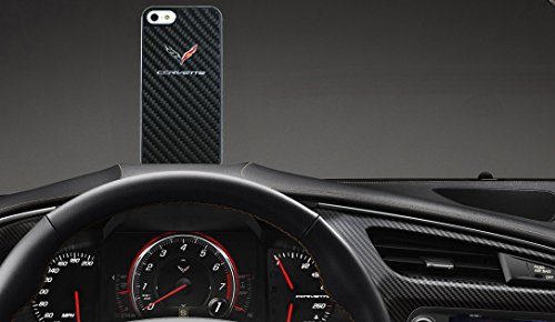 Corvette Central Hard Case - Black Color, Real Carbon Fiber Finish. Iphone 6/6S #TOP2
