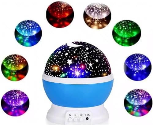 Luminária Estrela O Abajur Com Formato De Um Globo Giratório Proj...