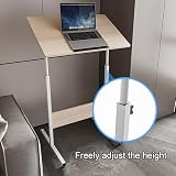 Podium Stand, Hostess Stand, portable podium with Wheels and Adjustable Shelf, Lectern Stand Pulpits for Churches Conference Auditorium(Black,80 * 40 * 140cm)