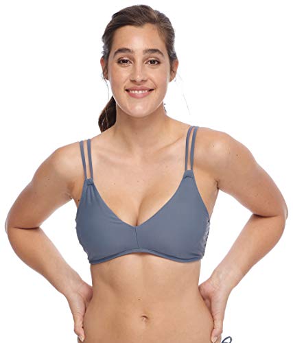 Body Glove Women's Pezie Solid Underwire D, DD Cup Bikini Top Swimsuit, Smoothies Storm, L/XL