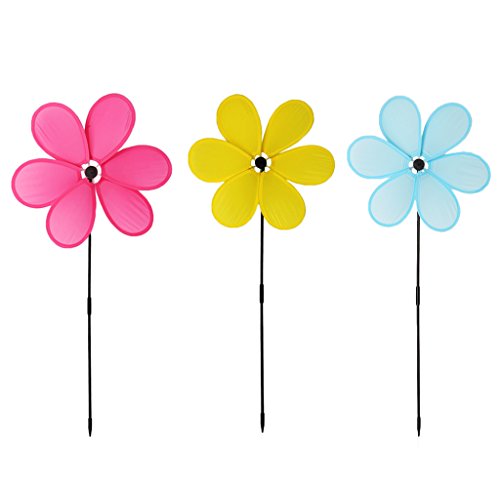 Lisanl Windmill Toys Children Kids Garden Decoration Ornament Colorful Outdoors Spinner