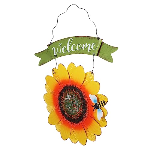 Plaque de porte tournesol Toddmomy décoration suspendue raffinée