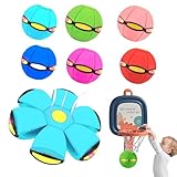 Hüpfball für Kinder, Magic Bouncing Ball, Magischer Ball, Eltern-Kind-Interaktion Spielball, Hundespielzeugball, Pädagogische Körperübungsreaktion, Hüpfball, Hellblau