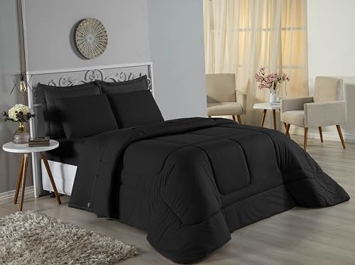 Edredom Solteiro Malha 100% Algodão Fio Penteado Dupla Face 2,40m