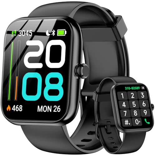 Mikego Smart Watch with Alexa Built-in, 1.83' HD Touchscreen & Fitness Tracker with Message Call Function,
