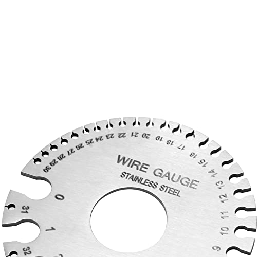Calibrador de Grosor Profesional de Acero Inoxidable, Medidor de Alambre para Soldadura y Fabricación de Chapa Metálica, Juego de 2 Piezas (Estilo 2) miniatura 5