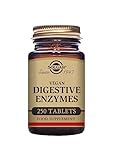 Solgar - Vegan Enzimas Digestivas, Sabor Menta Natural, 250 Comprimidos masticables