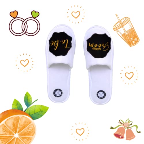 Image of Groom To Be Soft Home Slippers for Gifting and Photoshoot for winter and summer