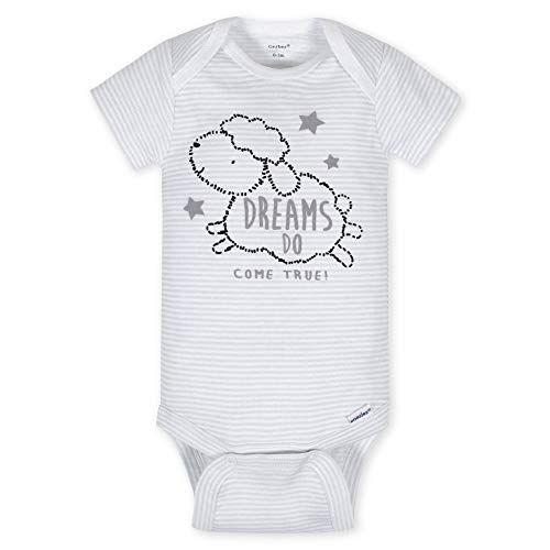 Image of Gerber Unisex Baby 5-Pack Short Sleeve Variety Onesies Bodysuits