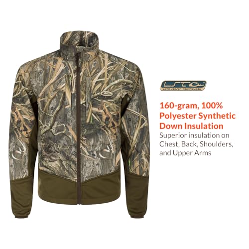 DRAKE Men's LST Double Down Endurance Hybrid Liner Insulated Breathable Adjustable Stretchy Full-Zip Outdoor Hiking Jacket4