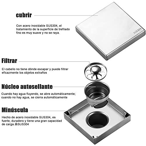 Comparativas de Rejillas desague acero comprados en linea. 15 Imagen adicional