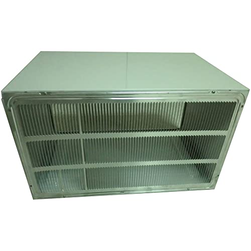 LG Wall Sleeve and Stamped Aluminum Rear Grille for Wall Mounted AC Unit, Durable and Weather-Resistant Insulation Accessories for AC Wall Unit Installation, 16.7'H x 25.8'W x 15.5'L