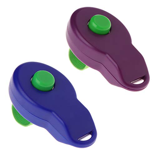 CQEAZ Clicker für Hunde und Hunde, mit elastischem Fingerband, für Pferde, Outdoor-Training