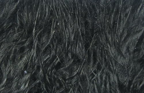 Hareline Fly Tying Wooly Bugger Marabou - Black
