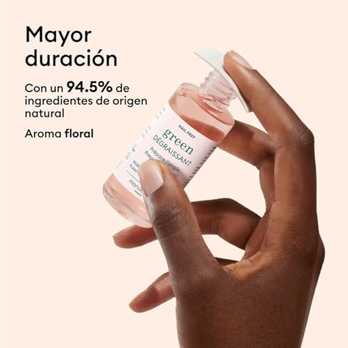 Manucurist Desengrasante de Uñas Eficaz - 94,5% Origen Orgánico - Mejor Adherencia y Mayor Duración del Pintauñas Green™ - Compatible Esmalte Uñas Sistema Green™ - Nail Cleaner - 30 ml - imagen 3