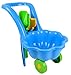 Attrezzi da giardino per bambini, carriola, giocattolo per la sabbia + pala + rastrello (blu)