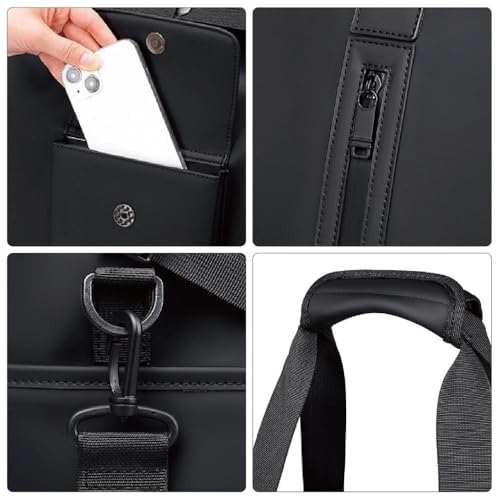 Image of CAVALO - Be Unique Men's Waterproof Oxford Duffle Bag | Large Capacity Travel, Gym & Business Hand Luggage with Wet /Dry Compartments, Laptop Sleeve & Shoulder Strap (Black)