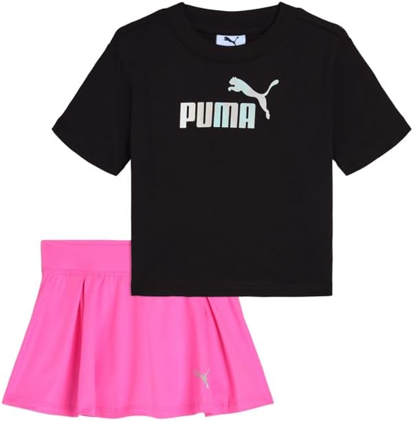 PUMA Infant Girls Matching Set And Skort Casual Tops Casual - Black