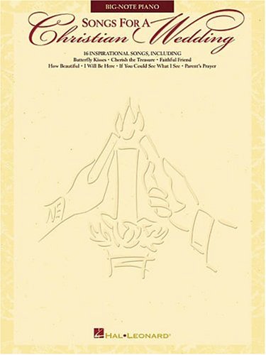 Songs for a Christian Wedding: Big-Note Piano