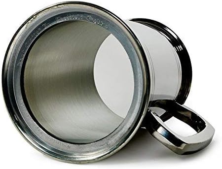 Wentworth Pewter - Jarra de peltre con base de vidrio forrada estándar de 1 pinta