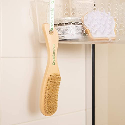 GranNaturals Wooden Nail Brush - Nail Cleaner Tool for Fingernail, Toenail - Dry Clean Scrubber with Thick Bristles and Wood Handle - Manicure and Pedicure Supplies for... - Image 7