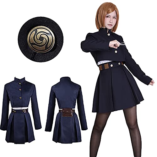 OMG 呪術廻戦 钉崎 野蔷薇 コスプレ じゅじゅつかいせん コスプレ衣装 男女兼用 学園祭 制服 コミケイベント コスチュム 変装 仮装 プレゼント 祭り 大人 cosplay ハロウィン