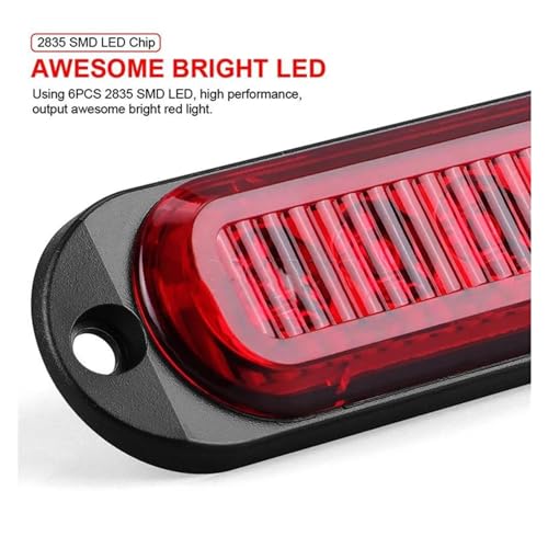 Indicateur de largeur d'avertissement LED XENITE avec finition argent - 6